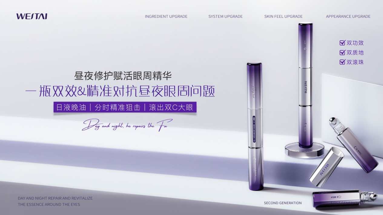 微肽生物新品丨晝夜修護賦活眼周精華,以"分時護理"科技重新定義眼部抗衰